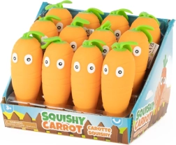 Nyomkodható és nyújtható répa – antistressz játék