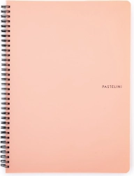 Pastelini spirálfüzet őszibarack színben, A4