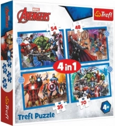 Puzzle 4 az 1-ben Bátor Avengers