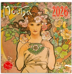 Alfons Mucha jegyzetnaptár 2026