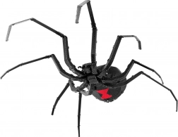 Fém 3D puzzle – fekete özvegy METAL EARTH