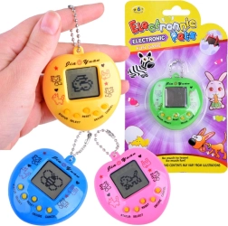 Elektronikus tamagotchi – zsebméretű virtuális kisállat kulcstartón