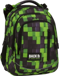 BackUP Metasphere zöld-fekete iskolatáska 24 l