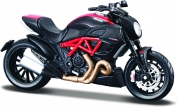 Ducati Diavel Carbon modell motorkerékpár talapzattal 1:18