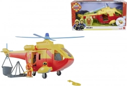 Wallaby II tűzoltó Sam helikoptere figurával, fény- és hangeffektekkel