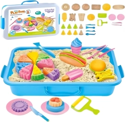 Woopie Kinetikus Homok 1,2 kg Étterem Asztal Formákkal