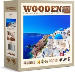 Fa puzzle Santorini Görögország