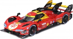 fém modell bburago 1:24 ferrari 499p – a 24 órás le mans 2024 győztese