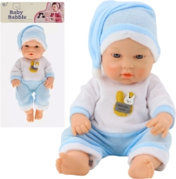 Textil babababa kék pizsamában 30 cm