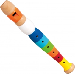 Színes fa fuvola gyerekeknek