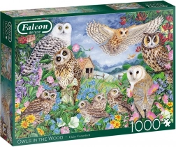 FALCON puzzle: baglyok az erdőben, 1000 darab