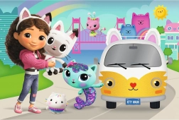 Puzzle Gábriel cicaháza – Gábriel és a cicás kalandok 60 darab