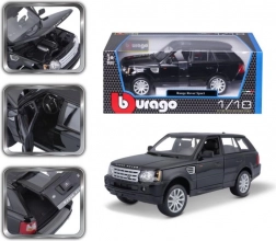 Fém modell BBURAGO RANGE ROVER SPORT 1:18, fekete