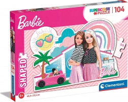 CLEMENTONI Körvonalas puzzle Barbie 104 darab