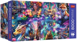Trefl Premium Plus puzzle – Színes világ, 8000 darab