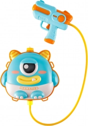 szörnyes hátizsákos vízipisztoly, 2,1 l, akkumulátoros