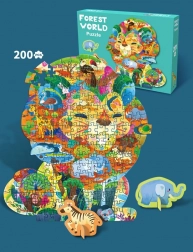 Safari puzzle 200 darabból gyerekeknek