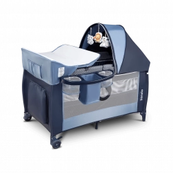 Lionelo Sven Plus utazóágy – Kék