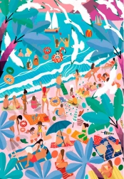 Clementoni puzzle Vasárnap a strandon 1000 darab