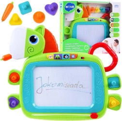 Színes mágikus tábla ló alakban pecsétekkel