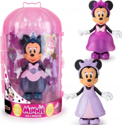 Disney Minnie Mouse hercegnő baba gardróbbal és ruhácskákkal