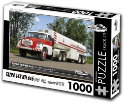 Retro-autók puzzle tatra 148 ntt 6x6 pótkocsival – 1000 darab