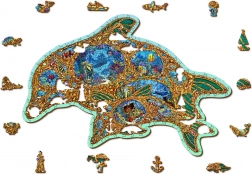 WOODEN CITY Fa puzzle – A tenger ékkövei, 250 darabos, öko