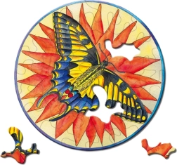 Kerek puzzle CURIOSI Picoli Pillangó 33 darab