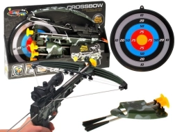 Gyerek számszeríj lézeres célzóval és céltáblával