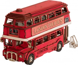 3D fa londoni emeletes busz kirakó