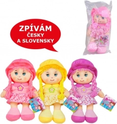 Textil baba hanggal, 26 cm