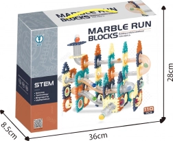 Golyópálya – építőkészlet 110 db