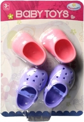 babacipők 42 cm-es babákhoz – 2 pár készlet