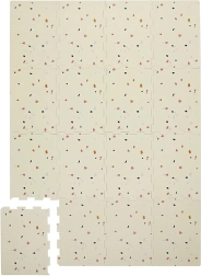 3 Sprouts habszivacs játszószőnyeg terrazzo krém