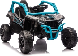 KAWASAKI JS330 24V elektromos kisautó, fekete–kék