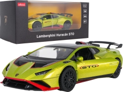 Lamborghini Huracán STO fém modell 1:32 zöld RASTAR