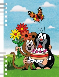 A6-os jegyzetfüzet spirálkötéssel - Vakond