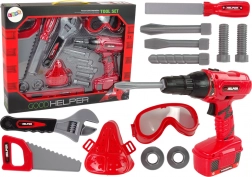 Gyermek szerszámkészlet fúróval és tartozékokkal