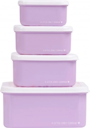 Virágoskert - A Little Lovely Company uzsonnásdoboz készlet