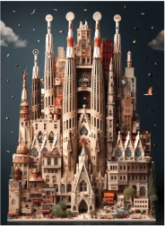 ANATOLIAN Sagrada Familia puzzle 1000 darabos