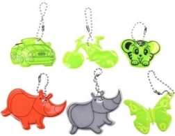 Fényvisszaverő kulcstartó – színek keveréke