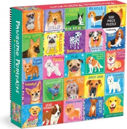 Mudpuppy puzzle Kutyaportrék 500 darab