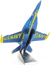 METAL EARTH 3D puzzle, F/A-18 Super Hornet – Blue Angels (ICONX)