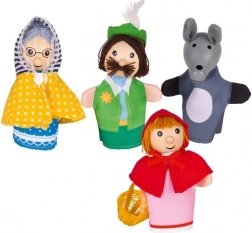 Goki ujjbáb-készlet Piroska, 4 db