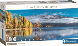 Panorámaképes kirakó – A Wanaka-tó arany visszfényei, 1000 darab, CLEMENTONI