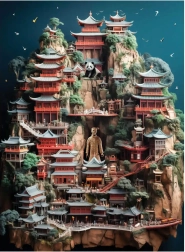 ANATOLIAN Puzzle Kína 1000 darabos