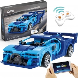 CADA RC építőkészlet Blue Race Car versenyautó Dual Mode, 325 darab