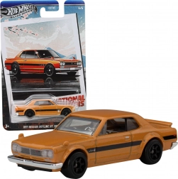 Hot Wheels Nissan Skyline 1971 HT 2000 GT‑R 1:64 narancssárga kisautó 7 cm