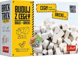 Trefl Brick Trick fehér téglák csomag, mix 70 db