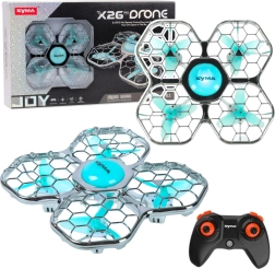 SYMA X26 Pro drón rotorvédelemmel, akrobatikus trükkökkel és LED világítással